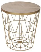 Złoty stolik pomocniczy SPACE