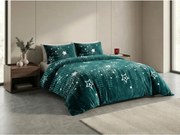 PrzytulneMieszkanie.pl PrzytulneMieszkanie.pl Pościel z mikropluszu SKYLINO zielona Rozmiar pościeli: 70 x 90 cm | 140 x 200 cm