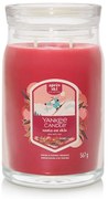 Yankee Candle Duża świeca zapachowa Signature Santa On Skis, 567 g, L