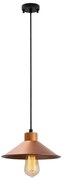 Lampa wisząca na przewodzie MANAVGAT 1xE27/40W/230V miedziano-brązowa