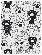 Czarno-biały dywan dziecięcy 80x140 cm Happy Paws – Oyo Concept