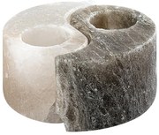 Rabalux 76034 świecznik solny Soluna, czarno-biały