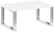 Stolik kawowy STIFF, 100x68 cm, biały