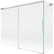 Mexen Rox L parawan nawannowy 2-skrzydłowy rozsuwany 190 + 90 x 150 cm, transparent, chrom - 8C9L-190-090-01-00