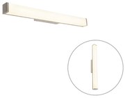 Nowoczesna lampa ścienna do łazienki ze stali 62 cm IP44 - Cascada Nowoczesny Oswietlenie wewnetrzne