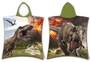 Bawełniane ponczo dziecięce w rozmiarze 3-8 lat Jurassic World "Volcano" – Jerry Fabrics