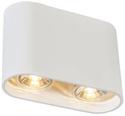 Nowoczesny reflektor biały - Ronda Duo