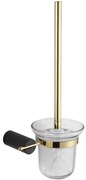 Mexen Aron szczotka toaletowa, czarna/złota - 7088150-57