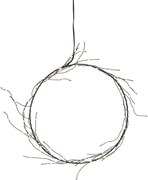 Czarna dekoracja świetlna ze świątecznym motywem ø 24 cm Nike – Star Trading