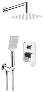 Deante NAC_09LP - Zestaw prysznicowy z baterią podtynkową ALPINIA, chrom błyszczący