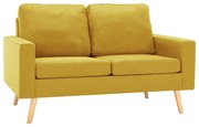 Dwuosobowa żółta sofa G5-T18