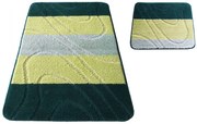 Komplet zielonych dywaników łazienkowych Z8-N79