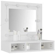 Biała toaletka na biurko z możliwością zawieszenia N1-D50