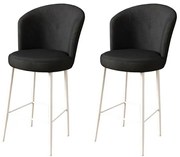 Zestaw krzeseł barowych Black and White, 2 szt., 2 szt.