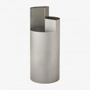 Stojak Na Parasole Ze Stali Giovanni Szczotkowana Szarość - Sklum