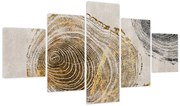 Obraz - Abstrakcja pnia (125x70 cm)