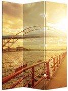 Parawan - Most o zachodzie Słońca (126x170 cm)