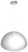 Lampa wisząca BETA WHITE/GOLD 1xE27 45cm, pojedyncza, biała, złota