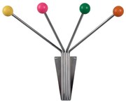 Wieszak na ubrania na ścianę NEPTUNE,11,5 x 21 cm