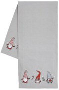 Bawełniany bieżnik ze świątecznym motywem 33x220 cm Gnomes – Catherine Lansfield