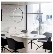 Redo 01-1737 - Lampa LED GIOTTO 56W 230V ściemnialna czarna na linkę