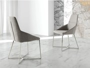 Szare krzesło z tkaniny 4008 ANGEL CERDA