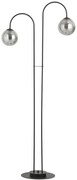Loftowa lampa podłogowa z grafitowymi kloszami - 3X D117 N8-G02