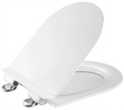 Deska sedesowa biała typu Slim 46 x 36 cm do wiszącej miski WC DECOS