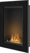 Kominek bioetanolowy Frame 550 SimpleFire do zabudowy z czarnym szkłem