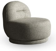 Szarobrązowy fotel Ovo – Miuform