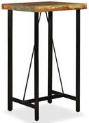 Wielokolorowy stolik z odzyskanego drewna ciemna T8-H89