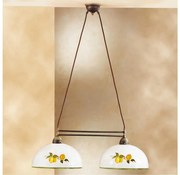 Kolarz 731.82.129 - Żyrandol na lince NONNA 2xE27/75W/230V cytryny