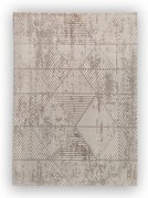 Dywan nowoczesny 3D Anett trójkąty beżowy 80 cm x 150 cm