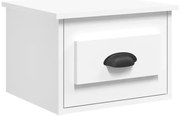 Biała szafka nocna ścienna z szufladą M6-Z22