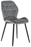 Tapicerowane szare krzesło do pokoju L8-K88