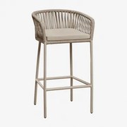 Taboret Ogrodowy Arhiza High Moka Brown & ↑75 Cm - Sklum