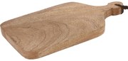Deska do krojenia z drewna mango, z uchwytem, 10 x 19,5 x 1,3 cm