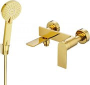 Mexen Zero R40 bateria wannowa z zestawem prysznicowym, złota - 7113R40-50