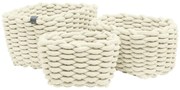 Tekstylne koszyki zestaw 3 szt. 30x25x19 cm Tom Tailor – Wenko