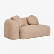 Moduł Narożny Lewy 2-osobowy Do Sofy Modułowej W Kolorze Coco Szenilowym Gruby Chenille Latte Brown - Sklum