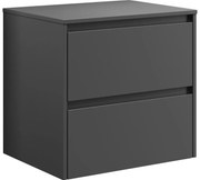 Szafka łazienkowa TRONDHEIM pod umywalkę 60 cm antracyt