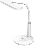 Biała lampka biurkowa LED ze ściemniaczem - A509 F3-G20