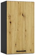 Szafka kuchenna górna 40 cm grafit + dąb artisan H4-K95