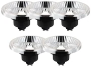 Zestaw 5 inteligentnych żarówek LED GU10 AR111 ściemnialnych 10W 800 lm 2200 - 6500K