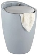 Pufa CANDY GREY - kosz na pranie, 2w1, WENKO