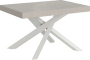 Stół rozkładany Volantis Cashmere 120/224x90 cm z białymi nogami
