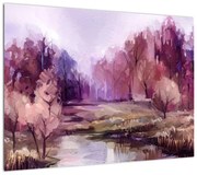 Obraz - Malarstwo pejzażowe jesienne (70x50 cm)