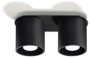 Plafon ORBIS 2 czarny SOLLUX  LIGHTING