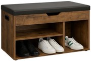 Rustykalna Szafka Na Buty Z Siedziskiem A7-B99