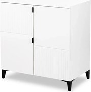 Komoda dla dzieci MIA MINI 80 biała/czarna LITTLE SKY